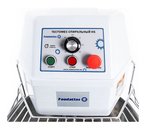 Тестомес спиральный Foodatlas HS-60 Eco фото 7