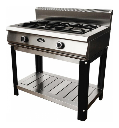 Плита газовая Grill Master Ф2ЖТЛПГ(п) усиленная, на подставке