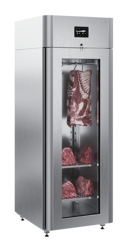 Шкаф холодильный POLAIR CS107-Meat стеклянная дверь, тип 1