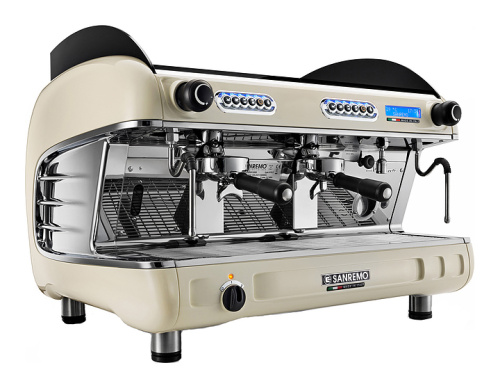 Кофемашина Sanremo Verona 2GR SED +CW 2 гр. с подогревателем чашек, автомат, белая