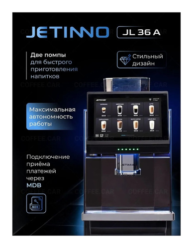 Кофемашина Jetinno JL36А-ST-MW NP фото 10