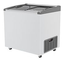 Ларь морозильный Frostor GELLAR FG 250 E серый, V25 (алюминиевая рамка)