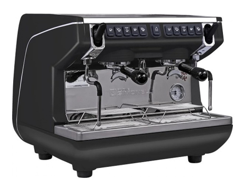 Кофемашина Nuova Simonelli Appia Life Compact 2 Gr V черная, высокие группы, экономайзер, автомат