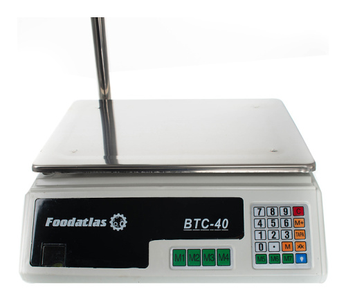 Торговые весы Foodatlas ВТС-40 фото 4
