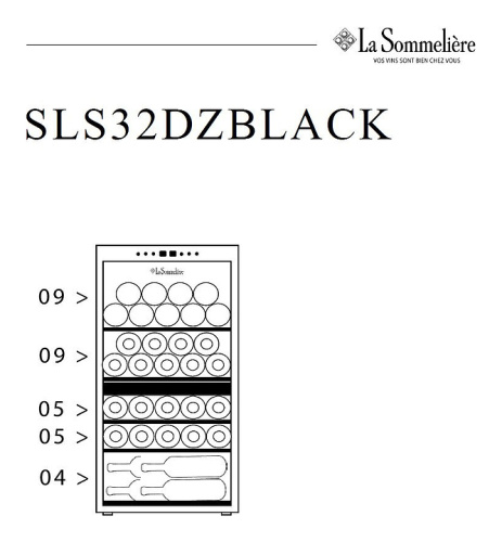 Винный шкаф La Sommeliere SLS32DZBLACK фото 5