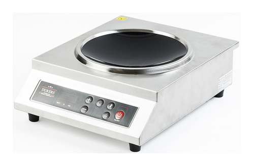 Плита индукционная Dukers IH3500M wok 3.5 кВт 350×450×135 мм черный, нерж. сталь фото 2