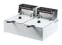 Электрическая фритюрница Dukers EF66 5 кВт 570×450×310 мм белый