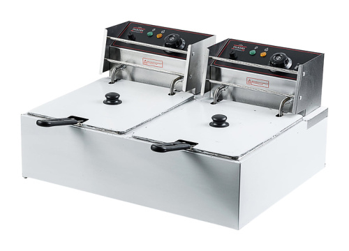 Электрическая фритюрница Dukers EF66 5 кВт 570×450×310 мм белый