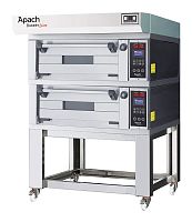 Печь для пиццы подовая Apach Bakery Line E2L2PZL DPBI-T