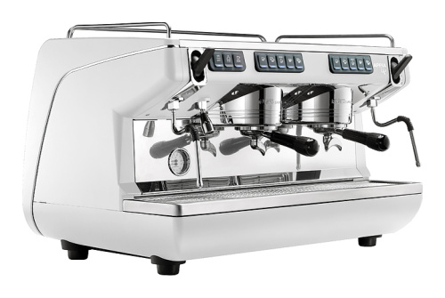 Кофемашина Nuova Simonelli Appia Life 2Gr V белая, высокие группы, экономайзер, автомат