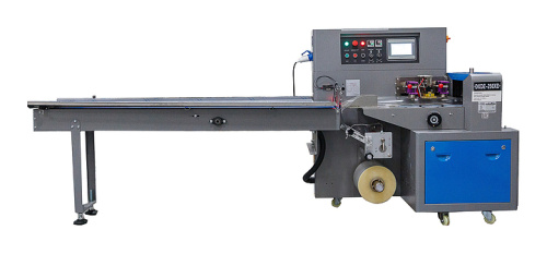 Машина упаковочная Hualian DXDZ-250XD (3 servo, лент. 100 мм, рег.форм., min bag L 80, H 50, 1 позиц.нож)