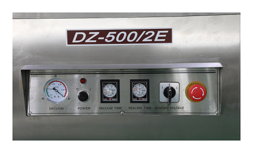 Упаковщик вакуумный Hualian DZQ-500/2E 220В с опцией газонаполнения (нерж. сталь) фото 3