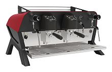 Кофемашина Sanremo F18 SB 2 высокие гр. черно-красная