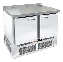 Стол холодильный HICOLD GNE 11/TN W с бортом