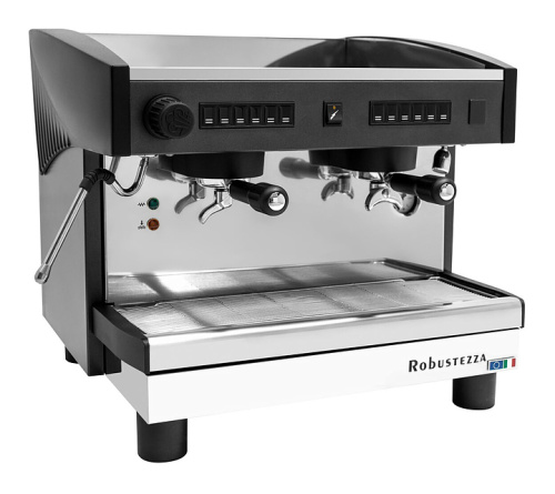 Кофемашина ROBUSTEZZA ST2E высокие группы 185 мм+экономайзер, мультифазная, черная