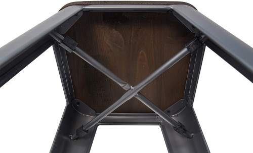Стул барный TOLIX WOOD серебристый матовый фото 4