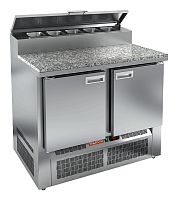 Стол для пиццы HICOLD PZE2-11/GN (1/6H) камень