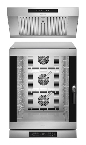 Печь конвекционная с вытяжным зонтом SMEG Foodservice ALFA 1035 E1HDS+ K4610X