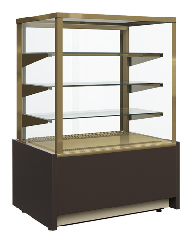 Витрина кондитерская Carboma KC70 VM 1,3-1 Light (0102-0109, шоколад / золото)