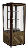 Витрина кондитерская Carboma D4 VM 120-2 (R120Cвр Люкс, коричнево-золотой)