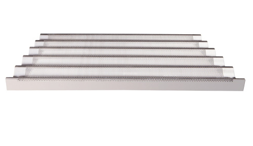 Лист для выпечки багетов Apach 600x400 (алюминий перф.)