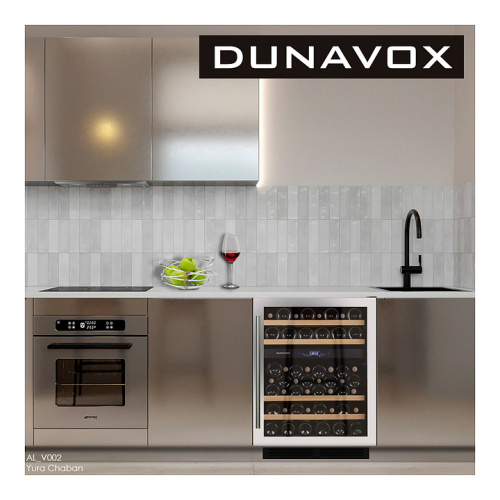 Винный шкаф Dunavox DX-53.130SDSK/DP фото 3