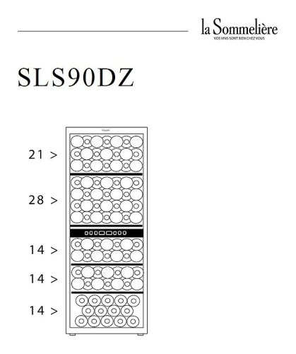 Винный шкаф La Sommeliere SLS90DZ фото 14