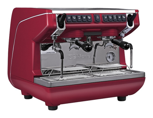 Кофемашина Nuova Simonelli Appia Life Compact 2 Gr V красная, высокие группы, экономайзер, автомат