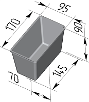 Форма хлебная Л11А