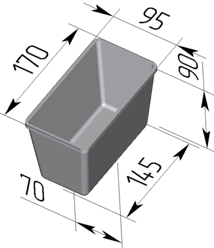 Форма хлебная Л11А
