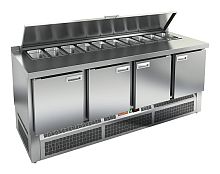Стол для салатов HICOLD SLE1-1111GN (1/3) с крышкой