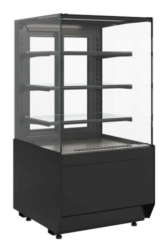 Витрина кондитерская Carboma KC70 VM 0,6-2 Standard версия 2.0 открытая (Techno 9005)